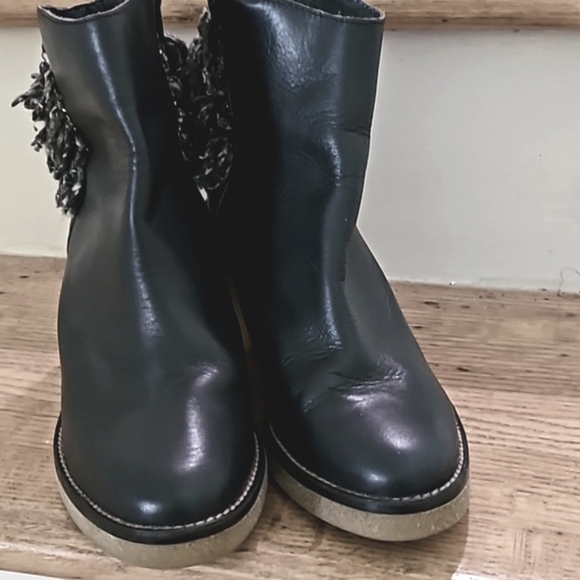 Miista leather boots with cool wool detail - Picture 2 of 4